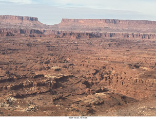 aerial - Utah - Canyonlands National Park Needles