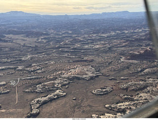 aerial - Utah - Canyonlands National Park Maze