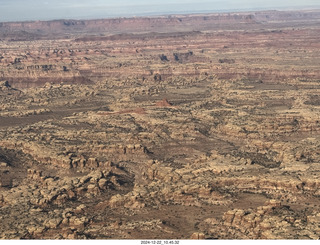 aerial - Utah - Canyonlands National Park Maze