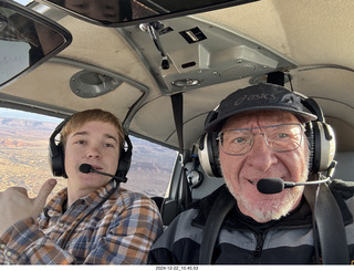 9 a2c. Tyler and Adam flying N8377W