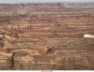 aerial - Utah - Canyonlands National Park Needles