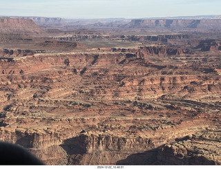 aerial - Utah - Canyonlands National Park Needles