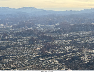 aerial - Utah - Canyonlands National Park Maze