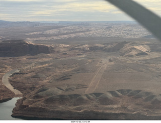 54 a2c. aerial - Utah - Halls Crossing airstrip (closed)