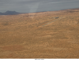 aerial - Utah - approach to Cal Black Airport (U96)