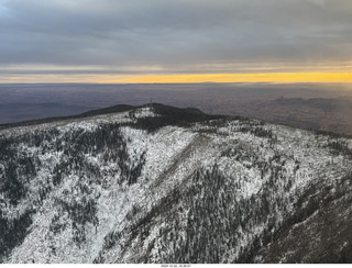 132 a2c. aerial - Utah - top of Navajo Mountain