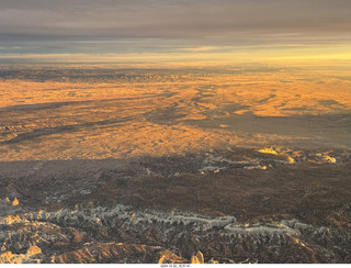 aerial - Arizona sunset