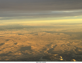 aerial - Arizona sunset