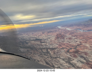 238 a2c. aerial - Utah sunset