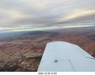 aerial - Utah sunset