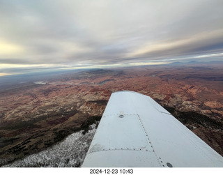 246 a2c. aerial - Utah sunset