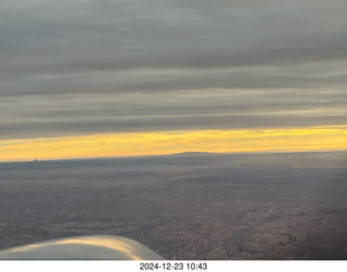 aerial - Arizona sunset