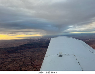 251 a2c. aerial - Arizona sunset