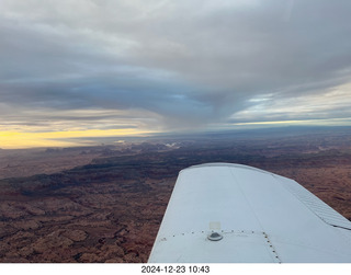 252 a2c. aerial - Arizona sunset