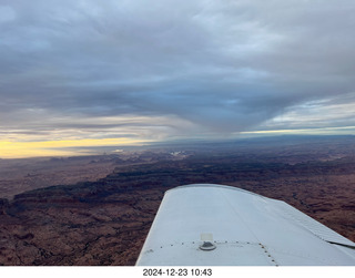 257 a2c. aerial - Arizona sunset