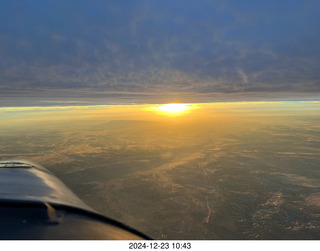 aerial - Arizona sunset