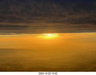 aerial - Arizona sunset