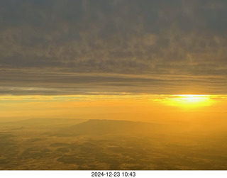 aerial - Arizona sunset