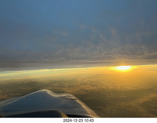 aerial - Arizona sunset