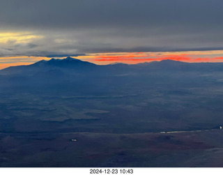 aerial - Arizona sunset