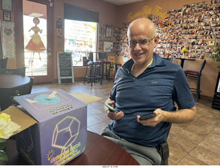 784 a2k. Jim Gerdy and his new birthday toy