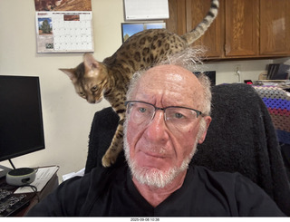 Lost Dog Wash hike - Adam shirtless