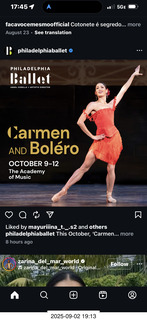 56 a2m. Philadelphia Ballet Carmen Bolero