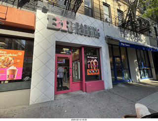 Midtown Manhattan - new Baskin Robbins logo