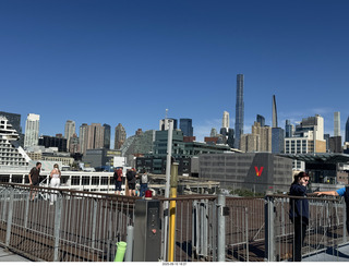 Midtown Manhattan - Intrepid Museum - cruise ship next door
