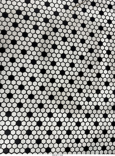 156 a2m. hex floor pattern