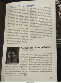 chandler mavis staples program