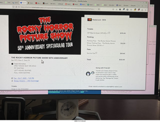 ASU Gamage - The Rocky Horror Picture Show program