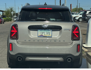 56 a2n. silly arrow turn-signal lights Austin Mini