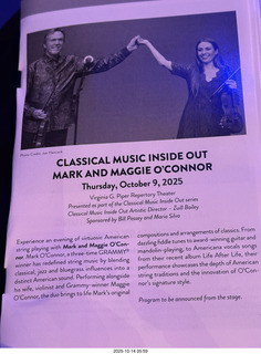 Mesa Arts - Classical Music Inside Out (CMIO) - Mark and Maggie O'Conner program