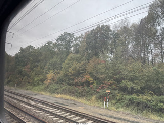 view from the train in Philadephia