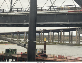 view from the train in Philadephia