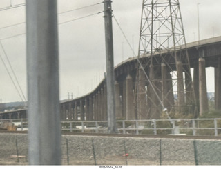 view from the train in Philadephia