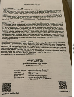 Philadelphia Ballet - Evening of Horrors program