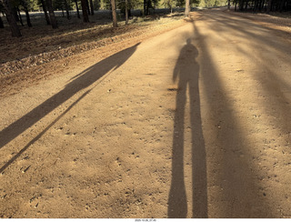 111 a2n. shadows walking back to hotel