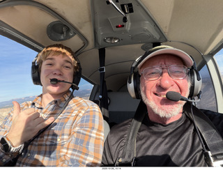 181 a2n. Tyler and Adam flying N8377Wq