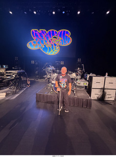 277 a2p. Mesa Arts - Yes - pre-show stage tour - Adam