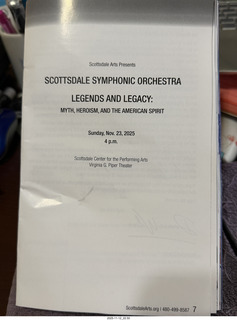 Scottsdale Arts - Scottsdale Symphonic Orchestra program