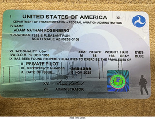 my pilot certificate