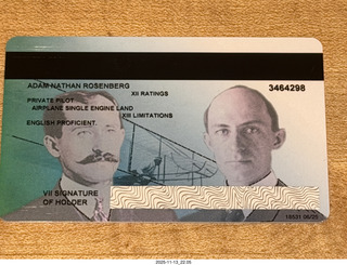 my pilot certificate