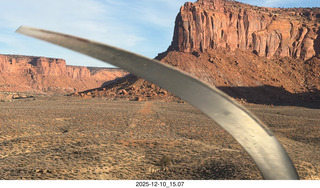 130 a2q. Utah - aerial - Happy Canyon landing with prop