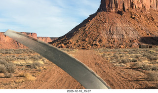 135 a2q. Utah - aerial - Happy Canyon landing with prop