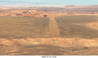 156 a2q. aerial - Utah - backcountry flying - airstrip