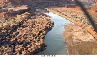180 a2q. aerial - Utah - backcountry flying - Mineral Canyon airstrip