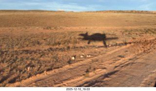 192 a2q. aerial - Utah - backcountry flying - our shadow