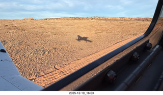 194 a2q. aerial - Utah - backcountry flying - our shadow
